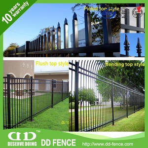 Clôture tubulaire/<span class=keywords><strong>porte</strong></span> décorative/portes décoratives en <span class=keywords><strong>fer</strong></span> <span class=keywords><strong>forgé</strong></span> de jardin Simple moderne - Product Image 4