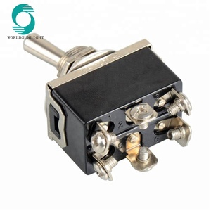 KN3(C)-203(AA) 15A 250V 3 עמדה DPDT 6 פינים E-TEN1322 בינוני toggle מתג - Product Image 3