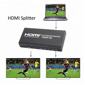 Commutateur <span class=keywords><strong>HDMI</strong></span> Splitter <span class=keywords><strong>2X2</strong></span> Ports Matrice avec Plein Ultra HD 1080 P 3D 2 entrée 2 Sortie <span class=keywords><strong>HDMI</strong></span> - Product Image 6