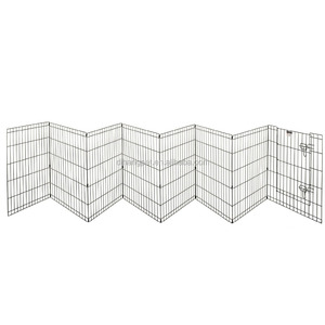 Huisdier Box Hond Konijn Puppy Spelen Pen Kooi Opvouwbare Omheining Krat Achthoekige Metalen Hond Hek Konijn Hekwerk 8 Panelen - Product Image 5