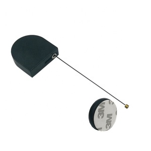 RUIWOR RW0813 D-shaped Small Retractable String Reel Plus Dia 30mm Circular Adhesive ABS Thick Plate As <strong>Security</strong> <strong>Equipment</strong> - Product Image 1