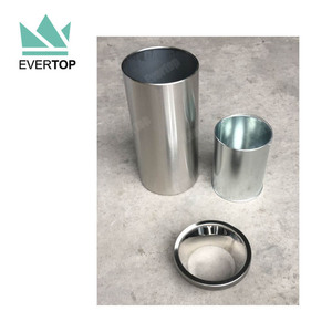 Cendrier en métal DB-34M sur pied avec entonnoir Poubelle à poussière, poubelle de bureau public - Product Image 4