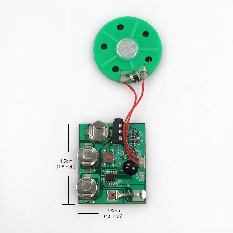 Индивидуальный мигающий музыкальный модуль со светодиодной подсветкой для мягких игрушек животных