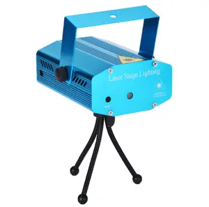 Mini projektör RG DJ Disco strobe flaş lazer sahne ışık için noel dekorasyon ile MP3