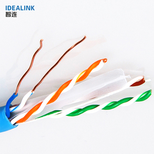 Nueva llegada de la muestra libre de bulbo/foco cobre <span class=keywords><strong>excel</strong></span> cat6a 24awg <span class=keywords><strong>utp</strong></span> 4pr cat6 cable de datos de la red - Product Image 3