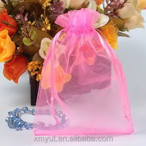 Tas Hadiah/Kantung Organza Pribadi Murah atau Pencetak Layar Daur Ulang Tali Serut Kustom, Stempel Panas Lebih dari 22 Warna