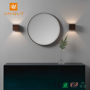 Mini <span class=keywords><strong>Hotel</strong></span> Rústico superficie cuadrada montada arriba y abajo sola luz LED de pared - Product Image 3