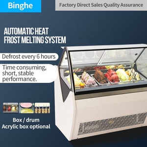 Equipo de Refrigeració<span class=keywords><strong>n</strong></span> Comercial, Congelador Exhibidor de Helados Haagen Dazs con Puerta Corredera - Product Image 4