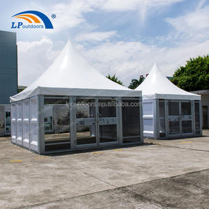 Lều Marquee Ngoài Trời 5X5M Với Tường Kính Và Cửa Kính Cho Sự Kiện Khuyến Mãi - Product Image 2