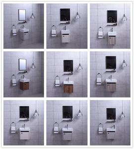Nuevo Mueble de Baño Compacto y Pequeño de PVC Impermeable con Espejo y Lavabo para Apartamento - Product Image 4