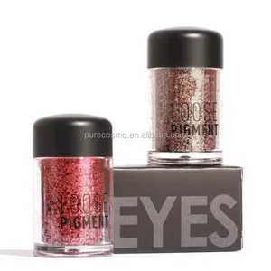 Hoge Glitter Diamond Shimmer Enkele Kleur Pak Losse Poeder Oogschaduw