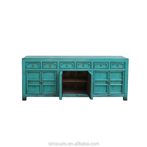 <span class=keywords><strong>Buffet</strong></span> en bois massif, meubles anciens chinois asiatiques en laque, reproduction vintage - Product Image 3