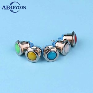 8 mét 10 mét kim loại điện áp thấp 6V 12V LED tín hiệu trạng thái chỉ số thí điểm ánh sáng đèn với dòng - Product Image 5