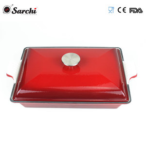 Casseroles en fonte émaillé, 13 pouces, ustensile de cuisine pour soupe, casserole ronde - Product Image 3