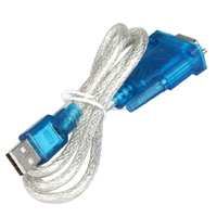 USB 2.0 Stecker auf DB9 RS232 Serieller Adapterkabel mit Treibern 28AWG PVC-Ummantelung