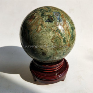 Pulido natural gran selva jasper bola <span class=keywords><strong>de</strong></span> cristal <span class=keywords><strong>de</strong></span> cuarzo esferas <span class=keywords><strong>de</strong></span> piedra - Product Image 2