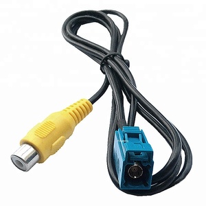 Oem RCA fakra Adapter dây nịt Xem phía sau sao lưu xe máy ảnh cáp cắm cho Mercedes <span class=keywords><strong>Benz</strong></span>/Volvo/Jaguar/Land Rover/Porsche - Product Image 1