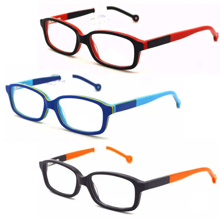 New Wholesale Hot Sale Girl Style Eyeglasses Kids Optics Frames Beautiful Eye Glass Cute Pink Children Acetate Glasses Eyewear