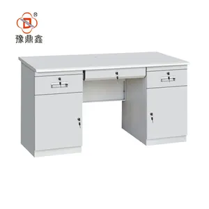 <span class=keywords><strong>Escritorio</strong></span> de Oficina Personalizado para una Persona, Mesa de Trabajo Cerrada para Computadora, <span class=keywords><strong>Escritorio</strong></span> con 2 Cajones y 2 Puertas - Product Image 1
