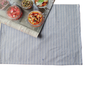 Internat ionale beliebte Baumwolle Leinen Kunst gestreifte Tischset Home Serviette - Product Image 4