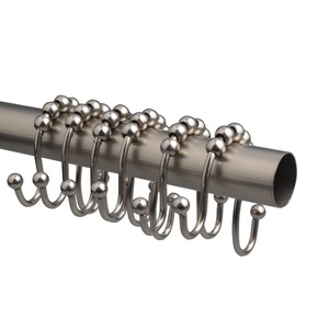 Canton Fair Modern Curtain Shower <strong>Pole</strong> Rings/<strong>hooks</strong> - Product Image 1