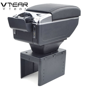 Bracciolo Vtear per <span class=keywords><strong>Fiat</strong></span> <span class=keywords><strong>Bravo</strong></span> 500 Linea Marea con Ricarica USB, Rialzo a Doppio Strato, Vano Portaoggetti Centrale, <span class=keywords><strong>Accessori</strong></span> per Poggiabraccio - Product Image 4