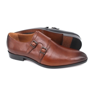 Zapatos De vestir informales con correa De monje para hombre, calzado masculino De cuero genuino hecho a mano, De gran tamaño, venta al por mayor
