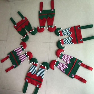 Vente en gros Sac cadeau bonbon Offre Spéciale personnalisé <span class=keywords><strong>Bas</strong></span> de Noël lutin - Product Image 2