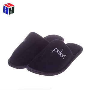 Großhandel Baumwolle Close Toe Hausschuhe Umwelt freundliches Hotel Custom Einweg <span class=keywords><strong>Spa</strong></span> Massage Slipper für Männer Frauen - Product Image 2