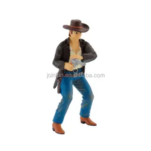 custom made Figurine plastique Collection vintage Cavalier Cowboy figurine