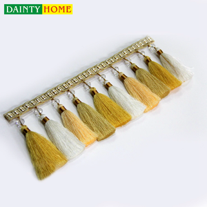 Alibaba Meilleures Ventes Coloré Garniture Fringe Pour Rideau Fringe Pour Rideaux Garniture Gland <span class=keywords><strong>THome</strong></span> Textile En Chine - Product Image 1