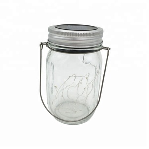 Nuevo regalo de Navidad decoración Mason Jar luz solar con LED - Product Image 2