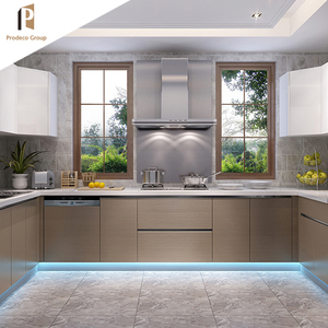 Professionale mobili per la casa piccolo armadio da cucina Bianco Personalizzato Melamina Armadio Da Cucina - Product Image 1