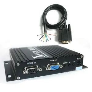 FANUC crt monitor pengganti : MDA / CGA / ega / rgb ke vga converter GBS8219 