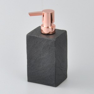 Distributeur de savon en forme de tonneau gris poly haut de gamme - Product Image 5