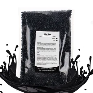 Penghilang Rambut Lilin Depilator Profesional Hitam 500G, Lilin Panas Penghilang Rambut Hitam