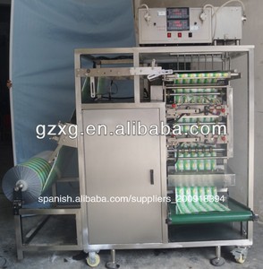 8 carriles vertical líquido de <span class=keywords><strong>la</strong></span> máquina de embalaje para el envasado de gramos 5 champús - Product Image 1