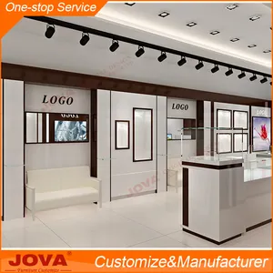 Logotipo personalizado, diseño profesional, exhibición de joyería, escaparate de vidrio