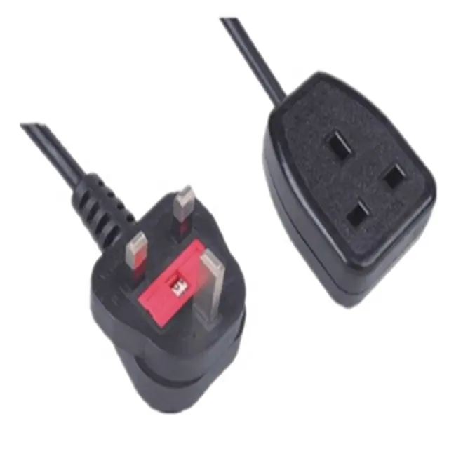 One way socket to UK plug ,Electric Power Cord Extension Cable,extension cord,