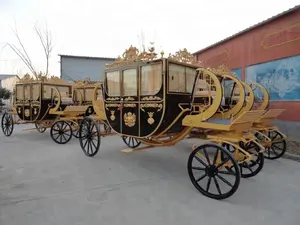 Melhor venda bonita design cavalo-desenhado passeios de transporte de casamento transporte