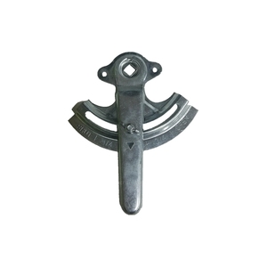 HVAC 볼륨 제어 165mm 길이 간편한 설치를 위한 스테인리스 스틸 사분면 댐퍼 핸들 - Product Image 1