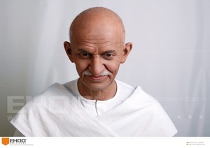 Statua di Cera a Grandezza Naturale del Famoso <span class=keywords><strong>Politico</strong></span> Indiano Gandhi in Vendita - Product Image 3