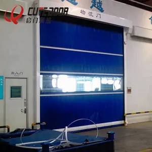 Susun PVC Eksterior Otomatis Kualitas Tinggi Pintu Gulung Kecepatan Tinggi