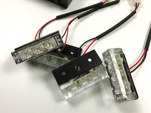 Đèn Nhấp Nháy Lưới Tản Nhiệt Xe Hơi Khẩn Cấp <span class=keywords><strong>DC</strong></span> <span class=keywords><strong>12V</strong></span> 4X3LED Đèn Nhấp Nháy Khẩn Cấp Cảnh Báo Đèn Nhấp Nháy Xe Cứu Thương Xe Tải - Product Image 3