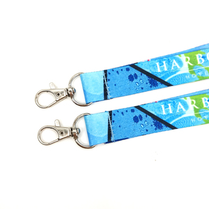 Porte-badge en polyester imprimé tendance, cordon personnalisé avec logo, sublimation par transfert thermique, sérigraphie, promotionnel, durable, sangle <span class=keywords><strong>de</strong></span> <span class=keywords><strong>cou</strong></span> - Product Image 3