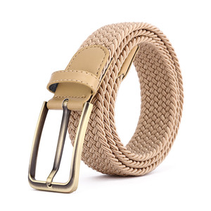 New Mix Color Design Two Color <strong>Cotton</strong> Braided Stretch Weave Elastic <strong>Belt</strong> Mens for <strong>Jeans</strong>