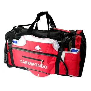 Sampel pengiriman gratis dan eBay tas olahraga panas taekwondo/Karate/seni bela diri/judo taekwondo gear bag