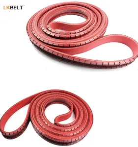 OEM China Supplier Orange Karet Tepi Bander Conveyor Belt Kabinet Edge Banding Machine Rubber Belt