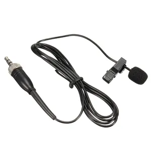 Clipe de gravata microfone sem fio, clipe de lapela com microfone lavalier para sennheiser ew100 ew300 ew500 g2 g3, frete grátis