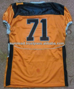 Ensemble d'uniformes de football américain 100 % neuf, style haut de gamme, en tissu durable, avec broderie en twill. - Product Image 5